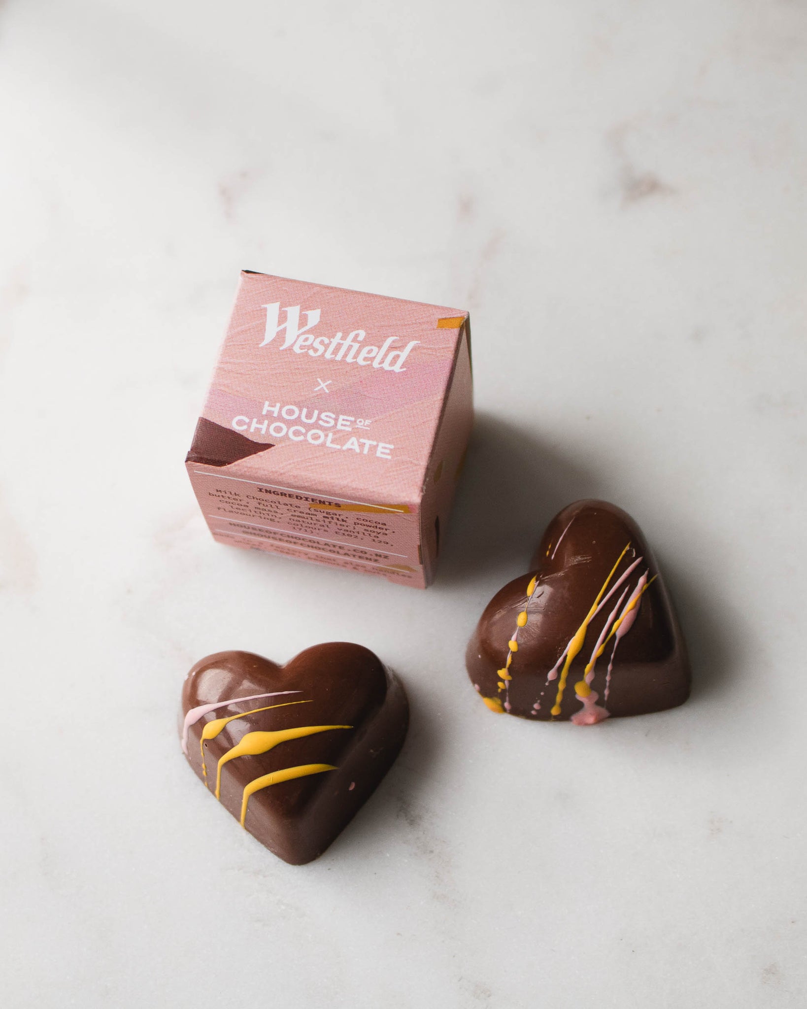 Westfield Newmarket Bespoke Single Chocolate Heart Bonbon
