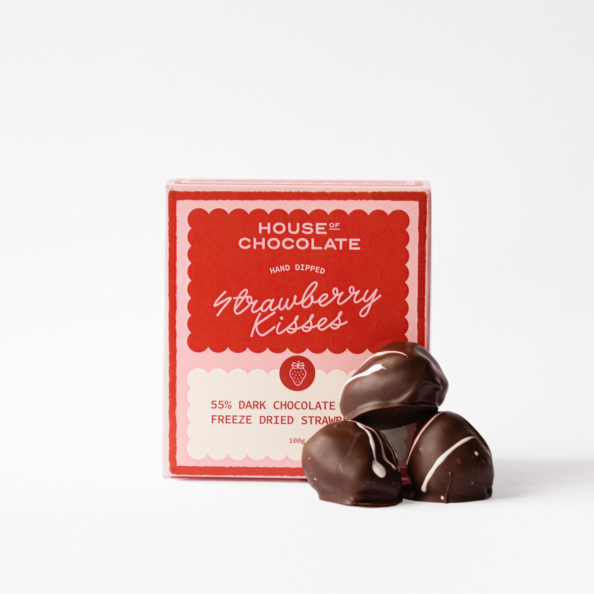 Strawberry Kisses And Chocolate Bar Duo HouseofChocolate