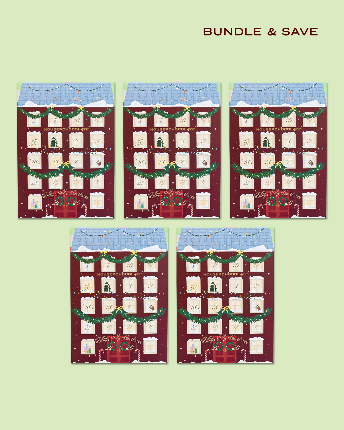 Advent calendar family pack of five 