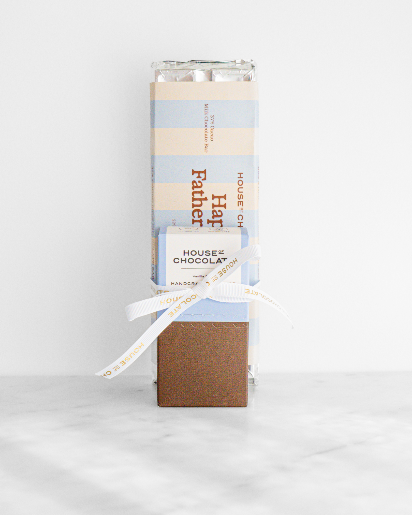 Happy Father's Day Milk Chocolate Bar + Handcrafted Fudge Duo