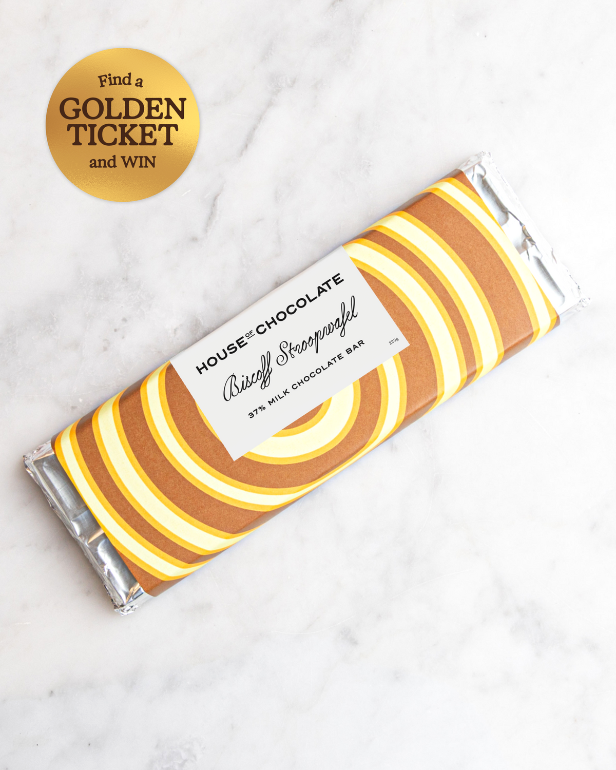 Biscoff Stroopwafel Milk Chocolate Bar
