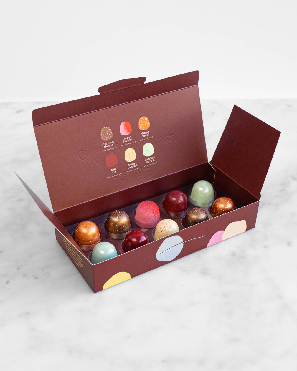 Merry Christmas Ten Piece Christmas Bonbon Box