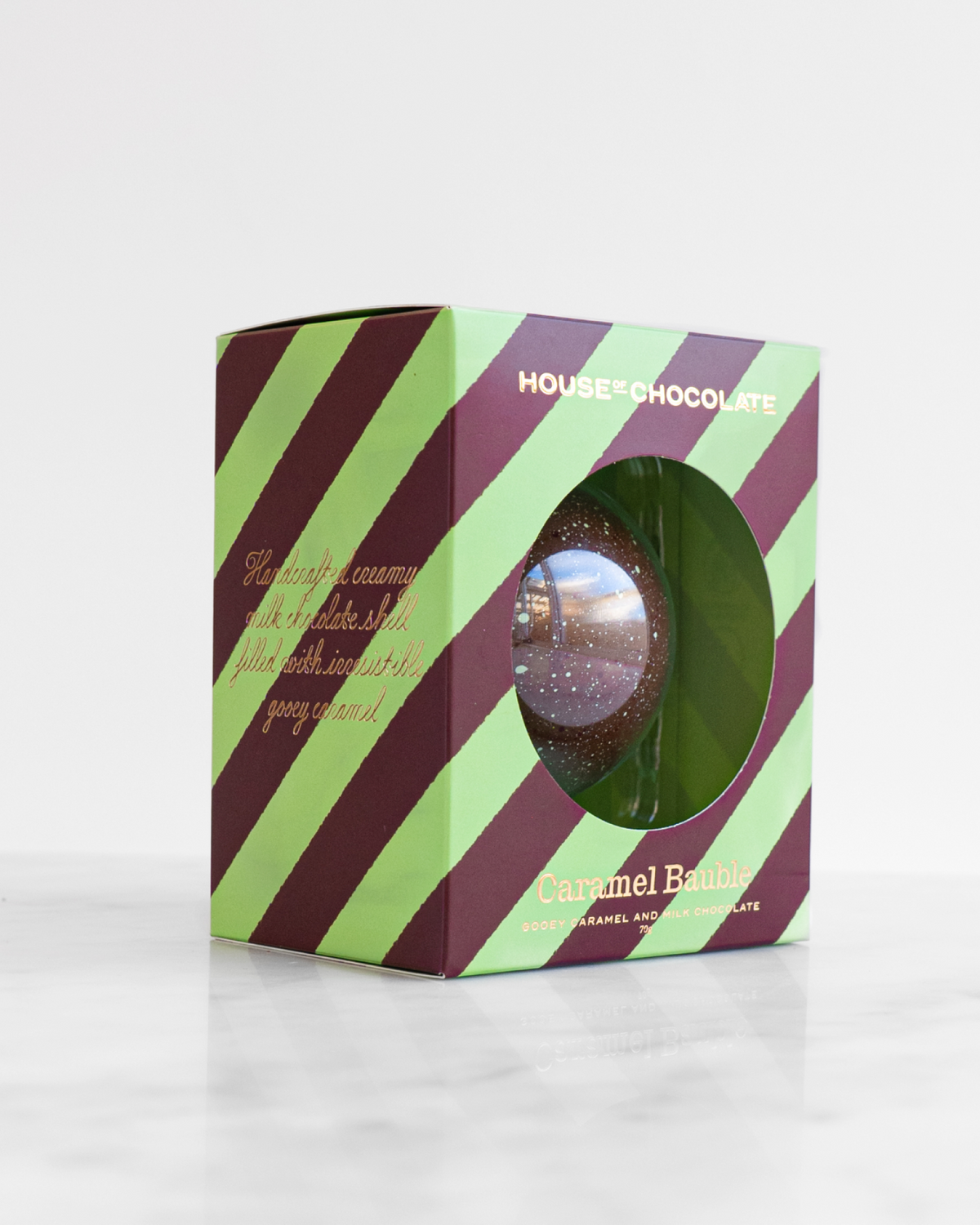 Caramel Milk Chocolate Bauble