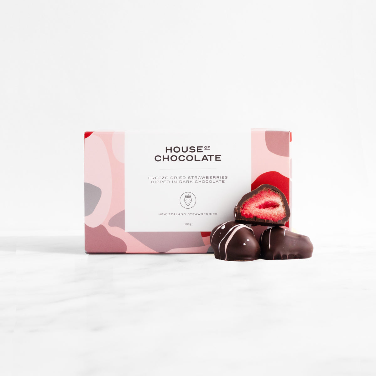 Dark Chocolate Freeze Dried Strawberries – HouseofChocolate