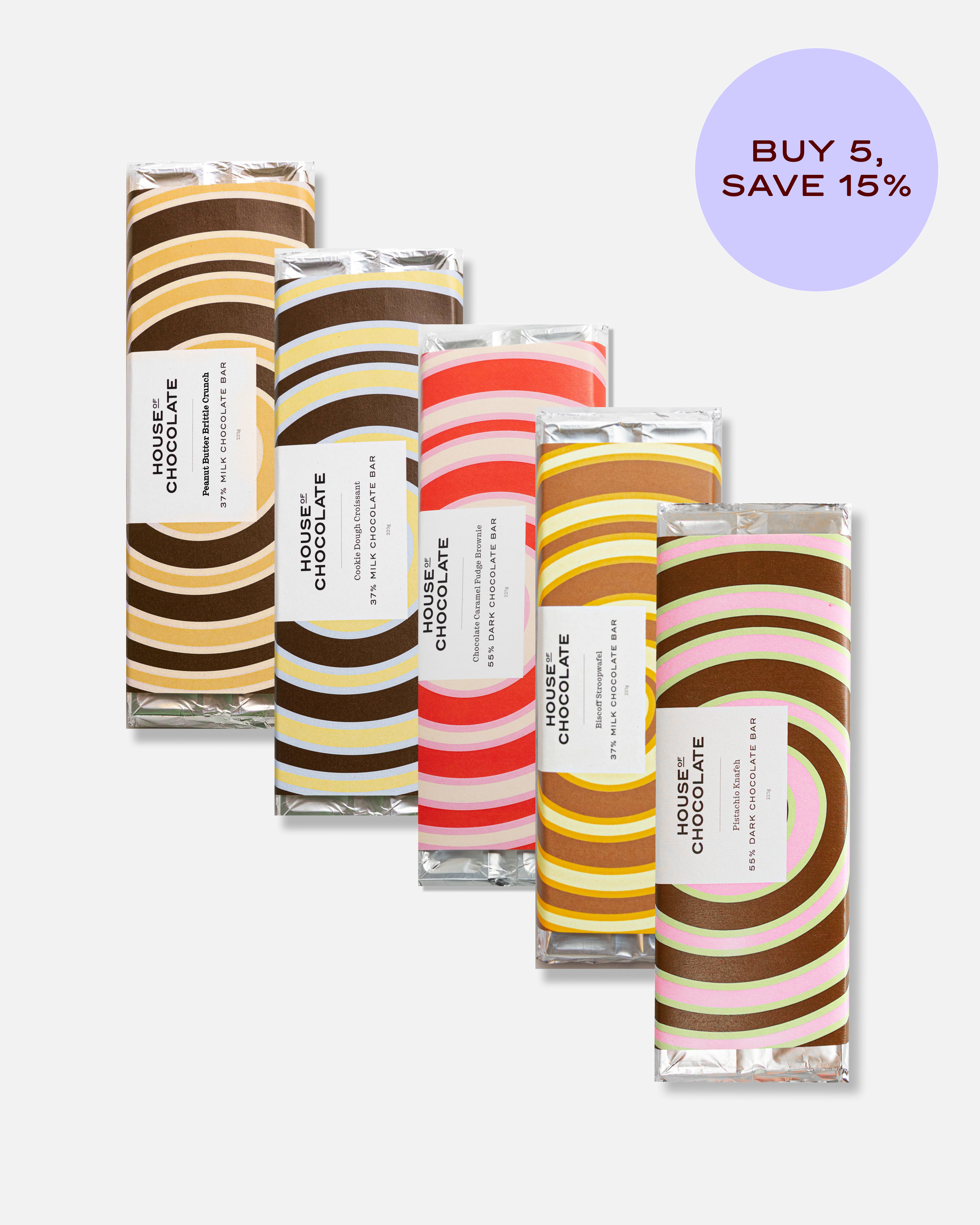 Wonderfully Wacky Bars - Bundle of Five