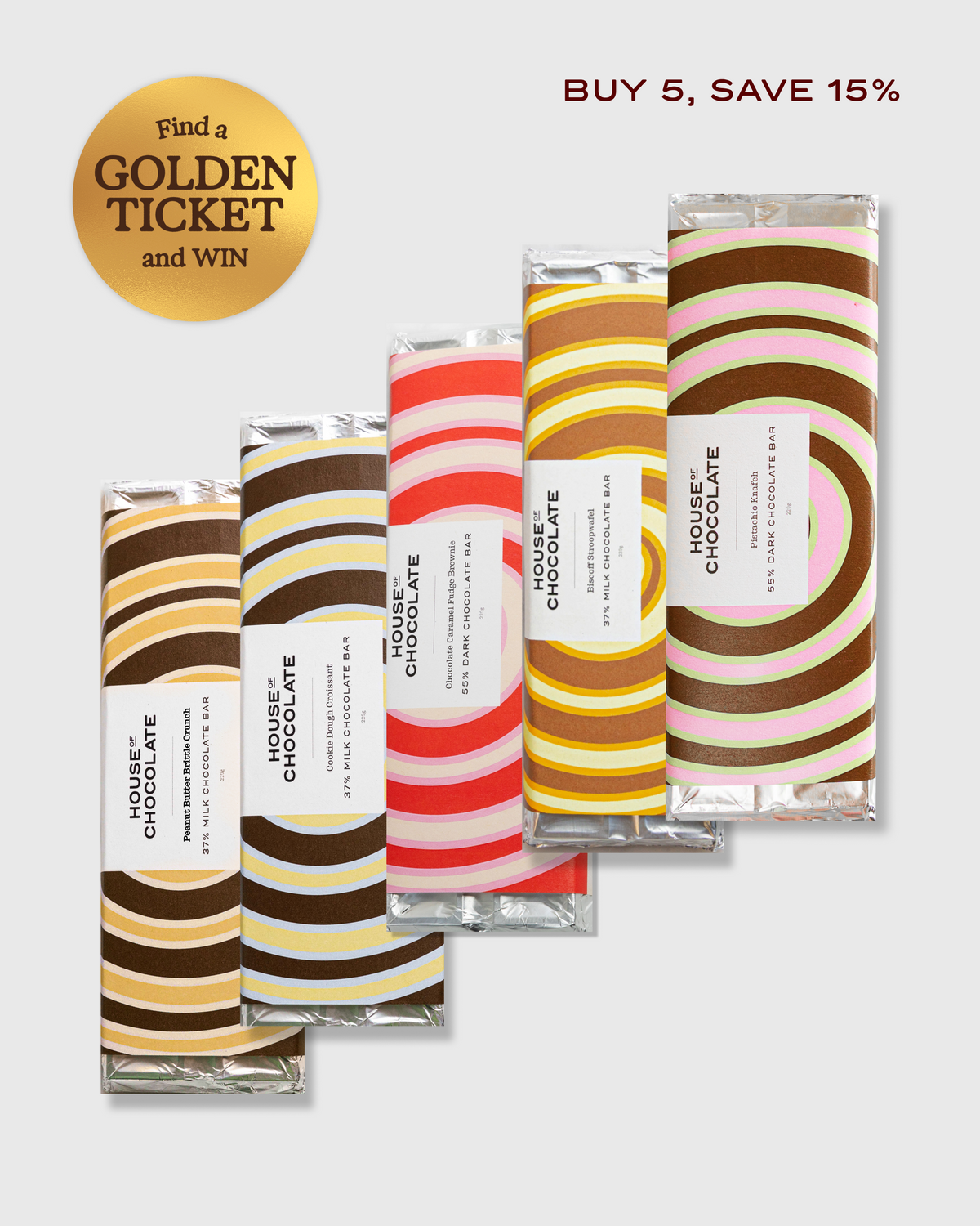 Wonderfully Wacky Bars - Bundle of Five