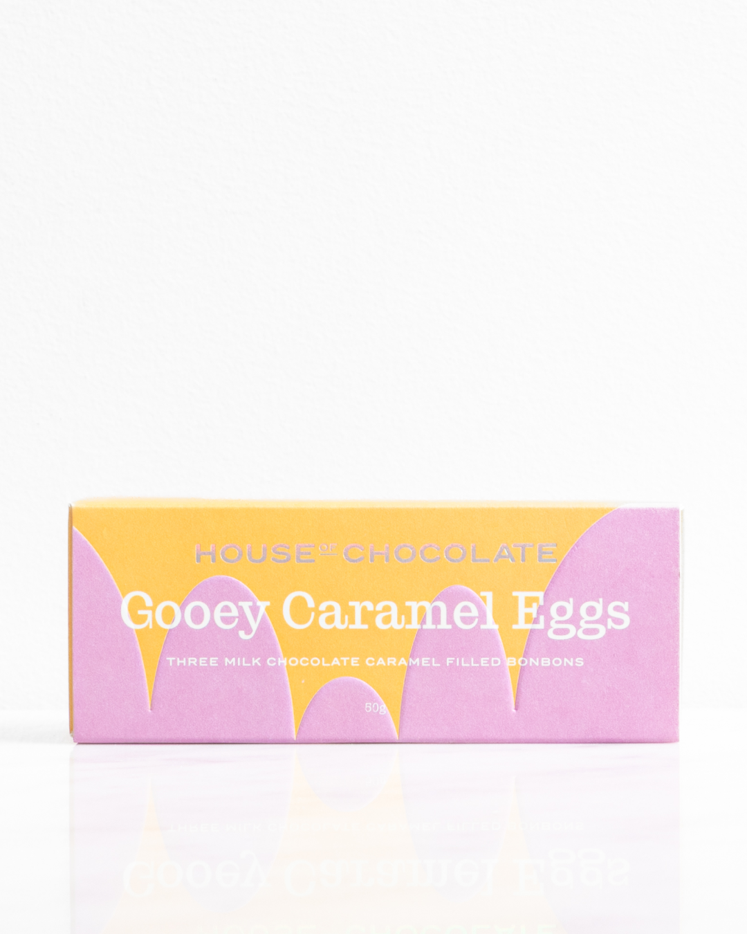 Three Piece Gooey Caramel Egg Bonbons