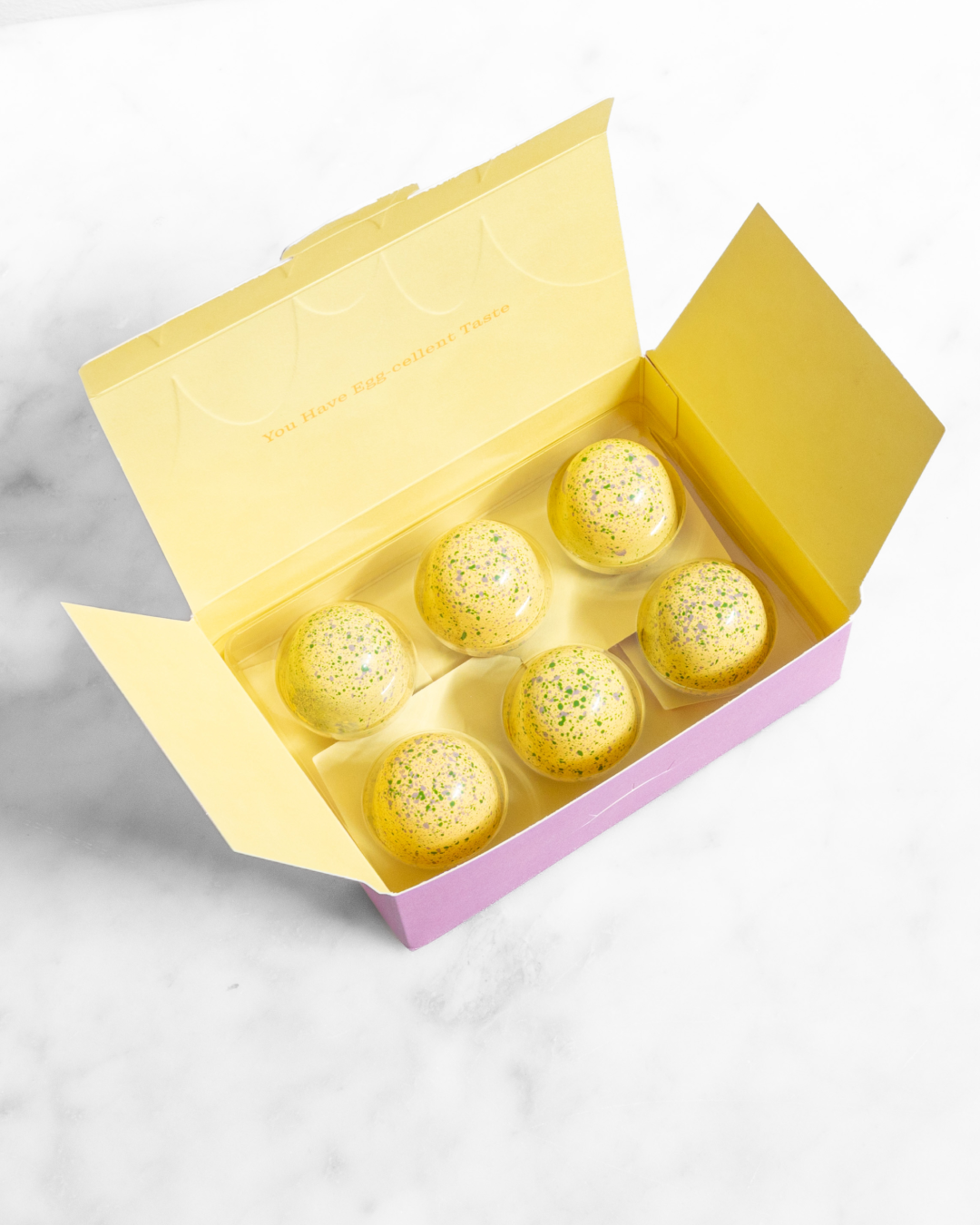 Half a Dozen Caramel Egg Bonbons