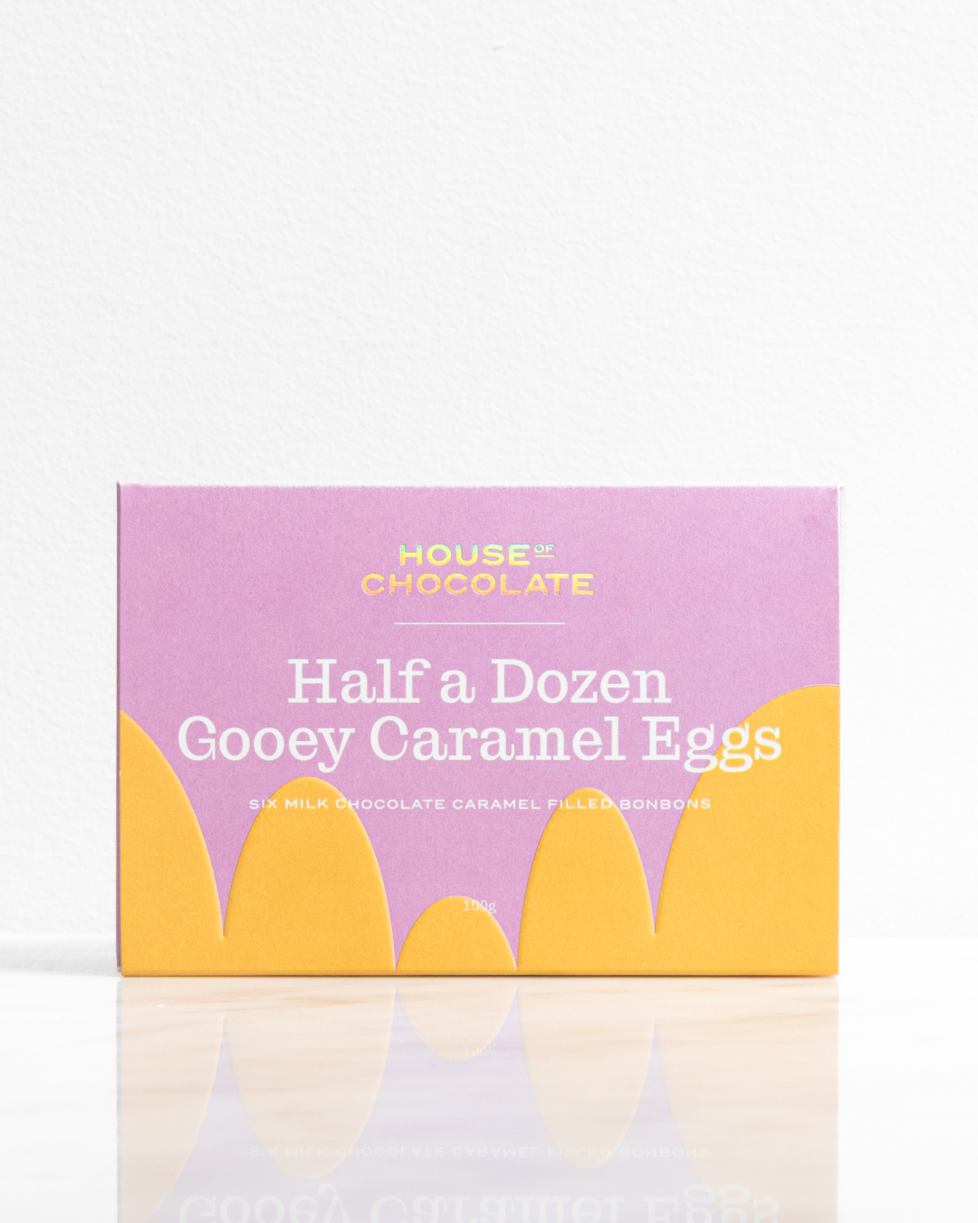 Half a Dozen Caramel Egg Bonbons