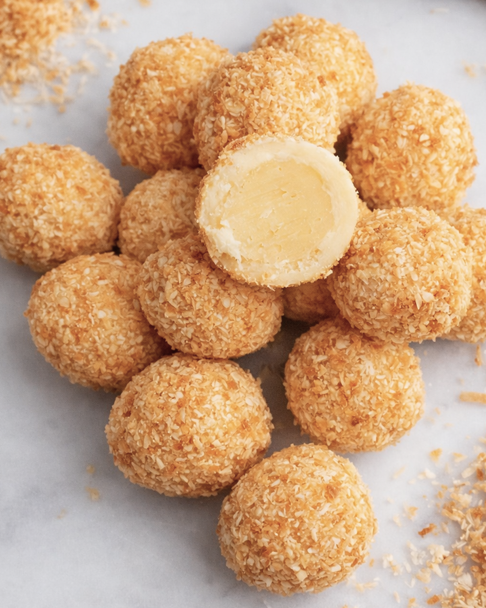 Caramel Toasted Coconut Dragees