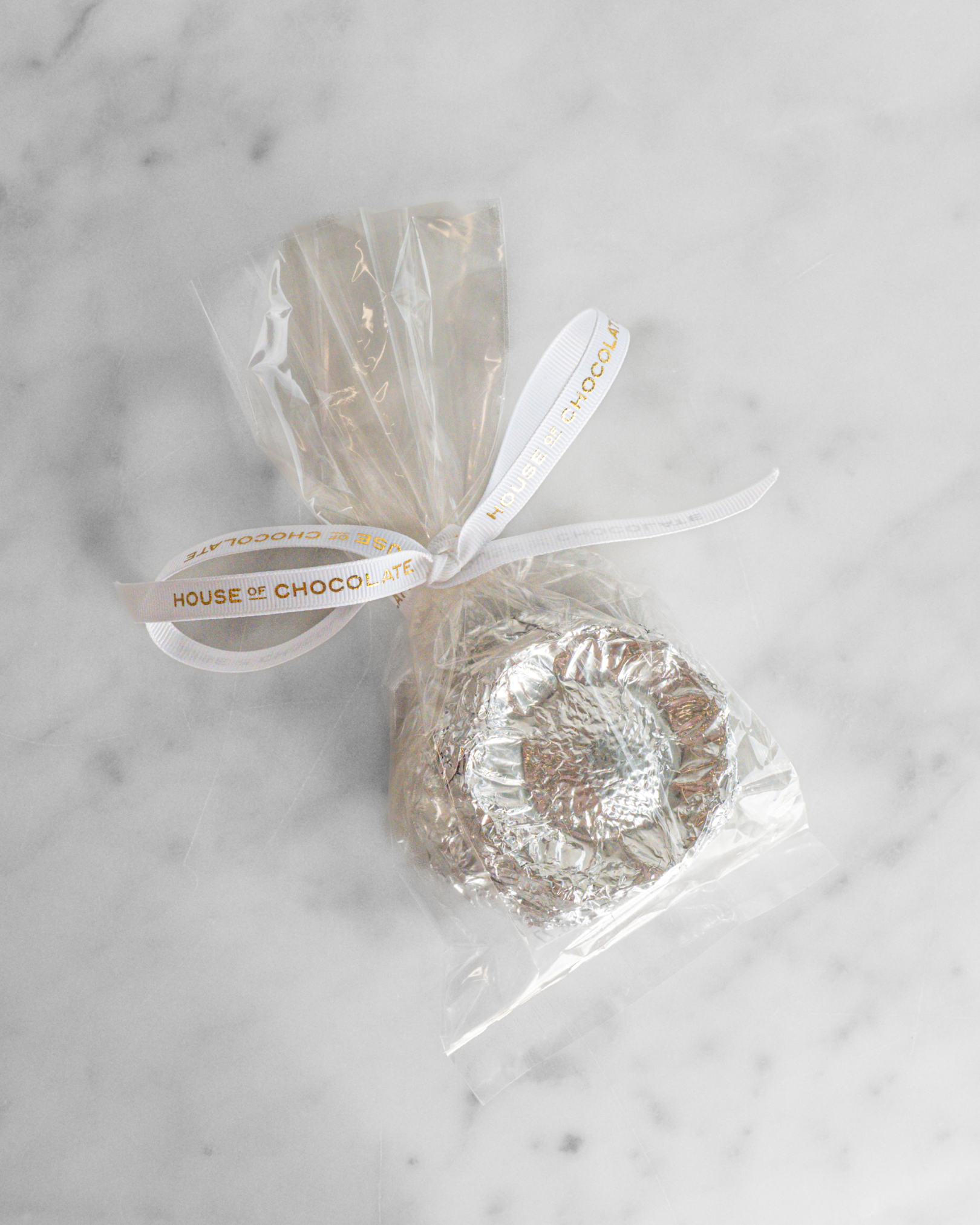 Foiled Milk Chocolate Flower