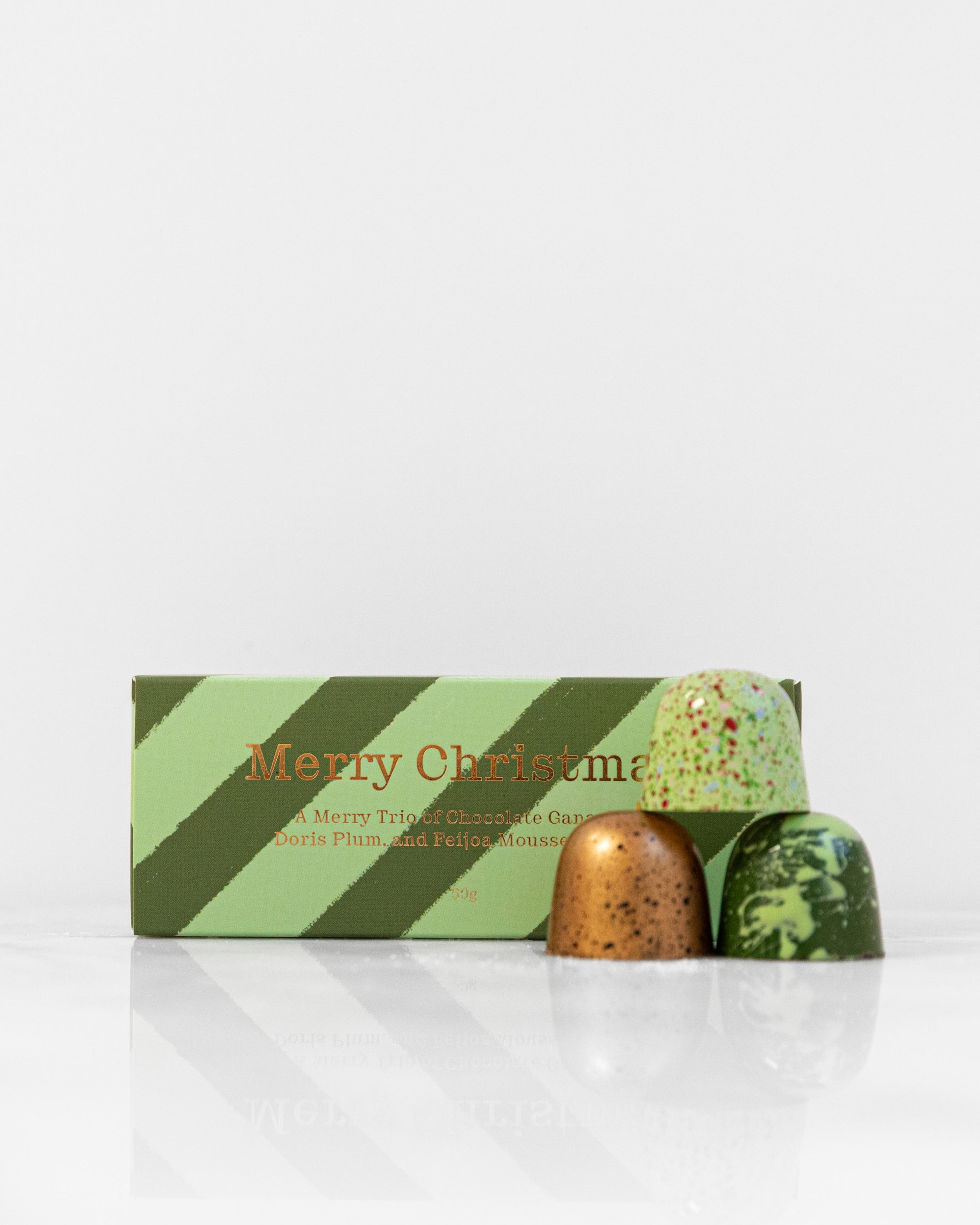 3 Piece Christmas Bonbon Selection - Green