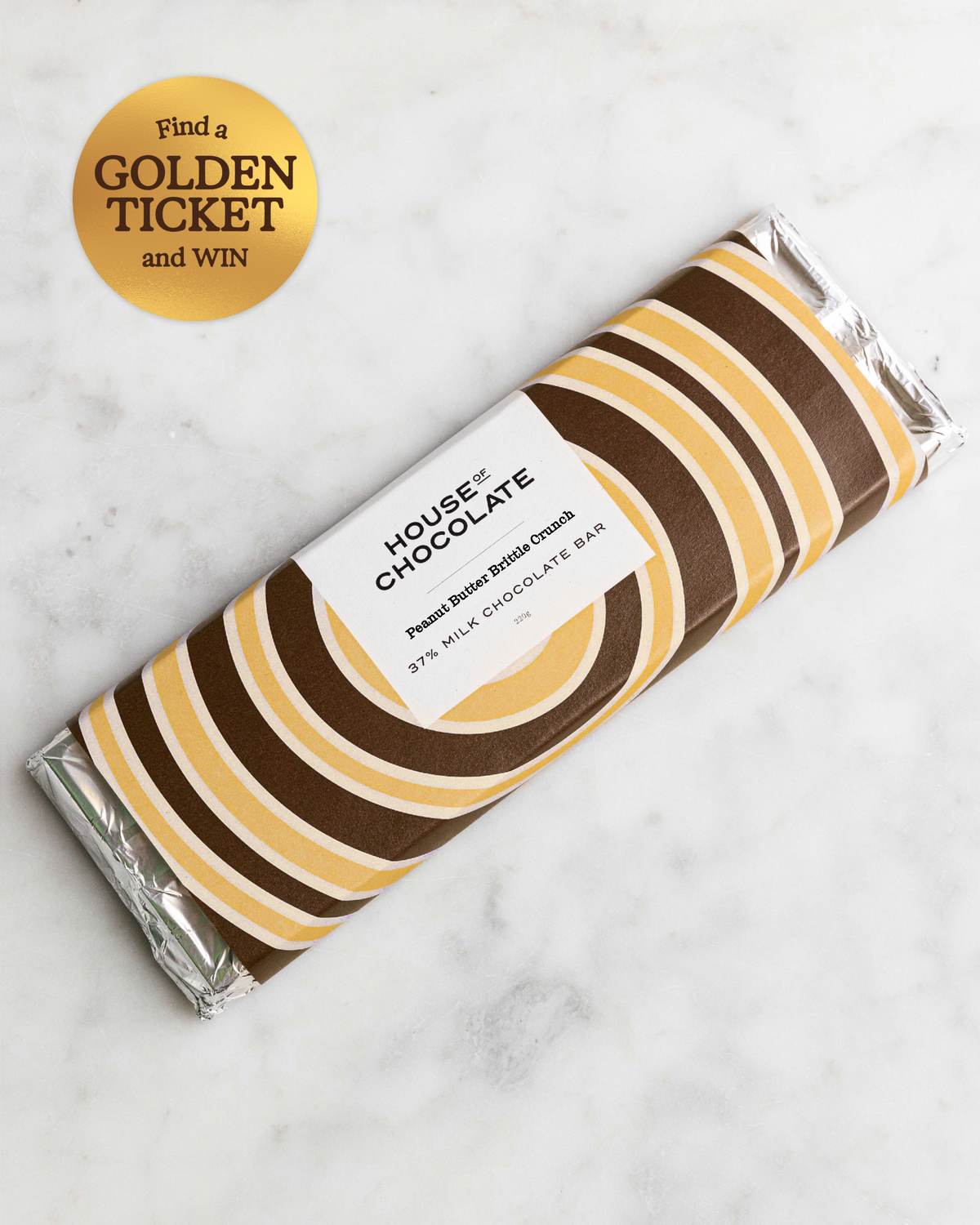 Peanut Butter Brittle Crunch Chocolate Bar