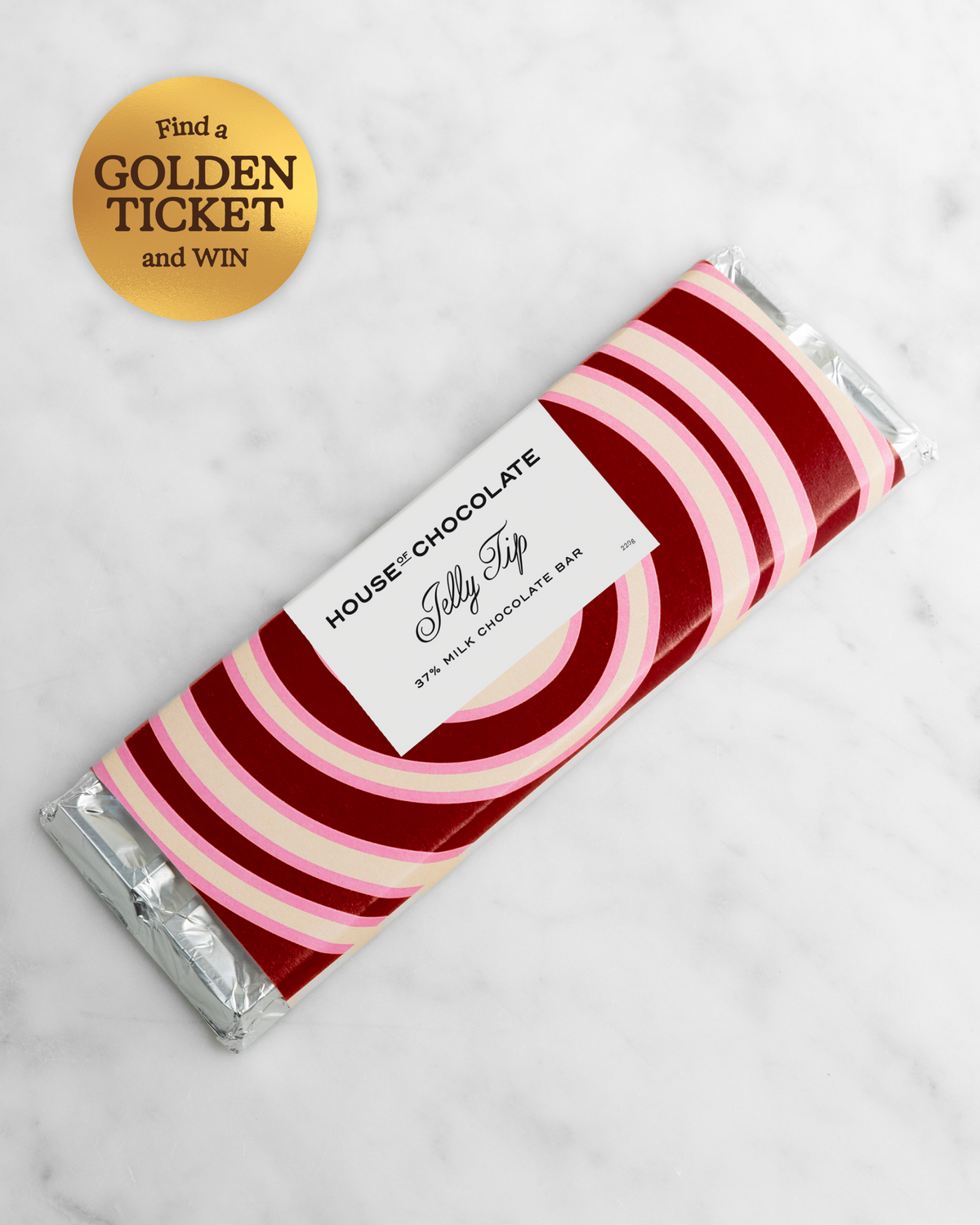 Jelly Tip Milk Chocolate Bar