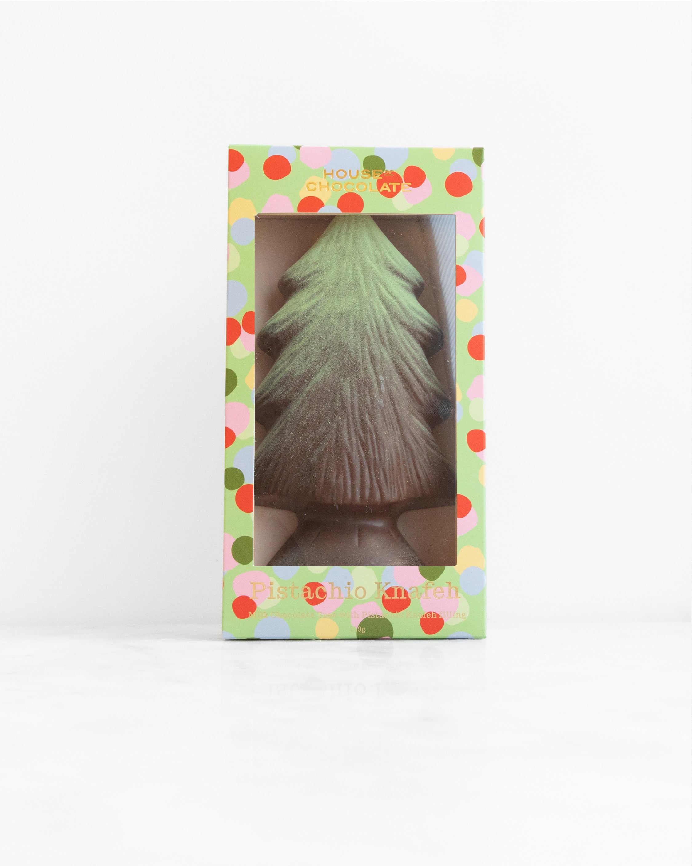 Pistachio Knafeh Christmas Tree