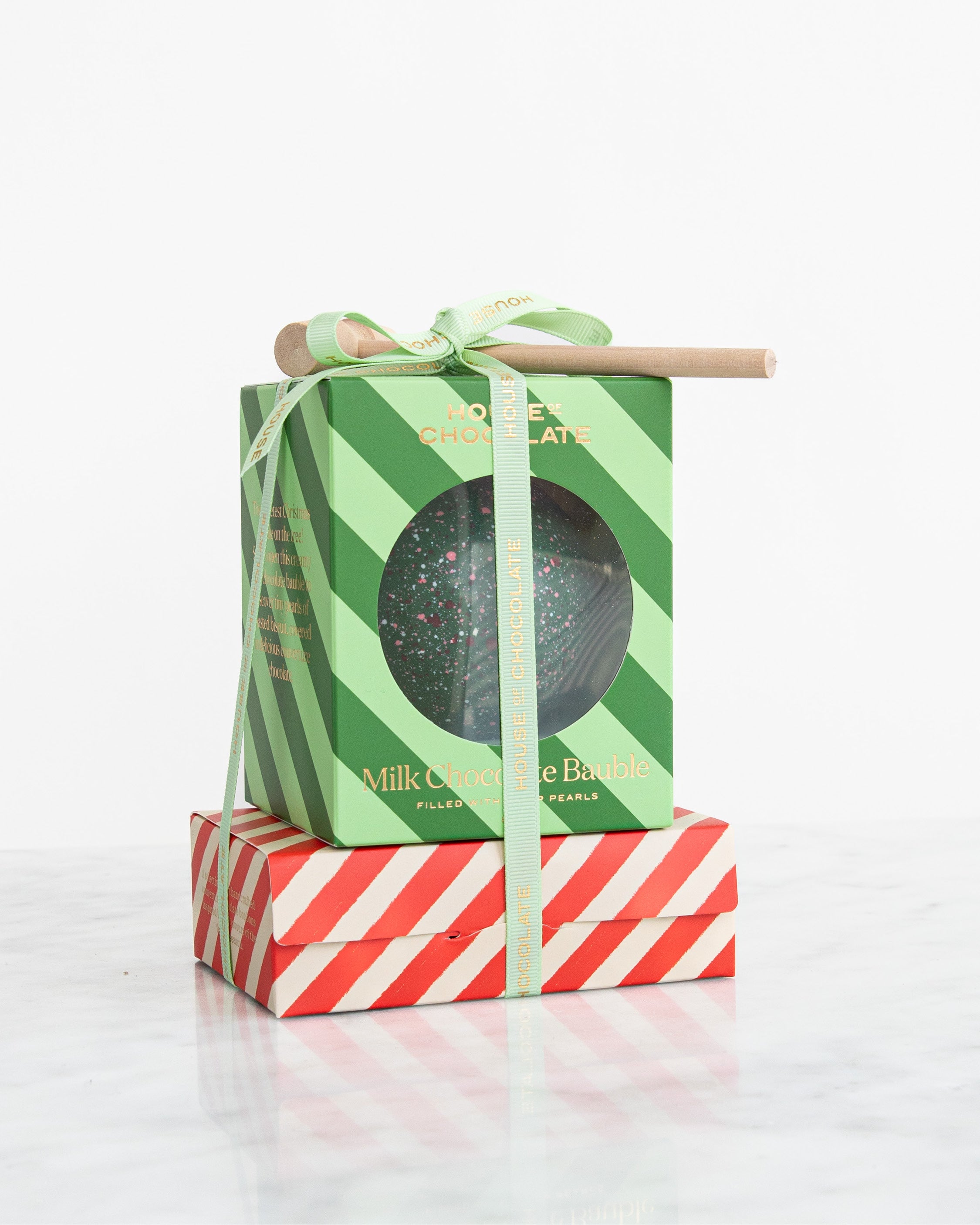 Smashable Chocolate Bauble & 6pc Christmas Bonbon Duo