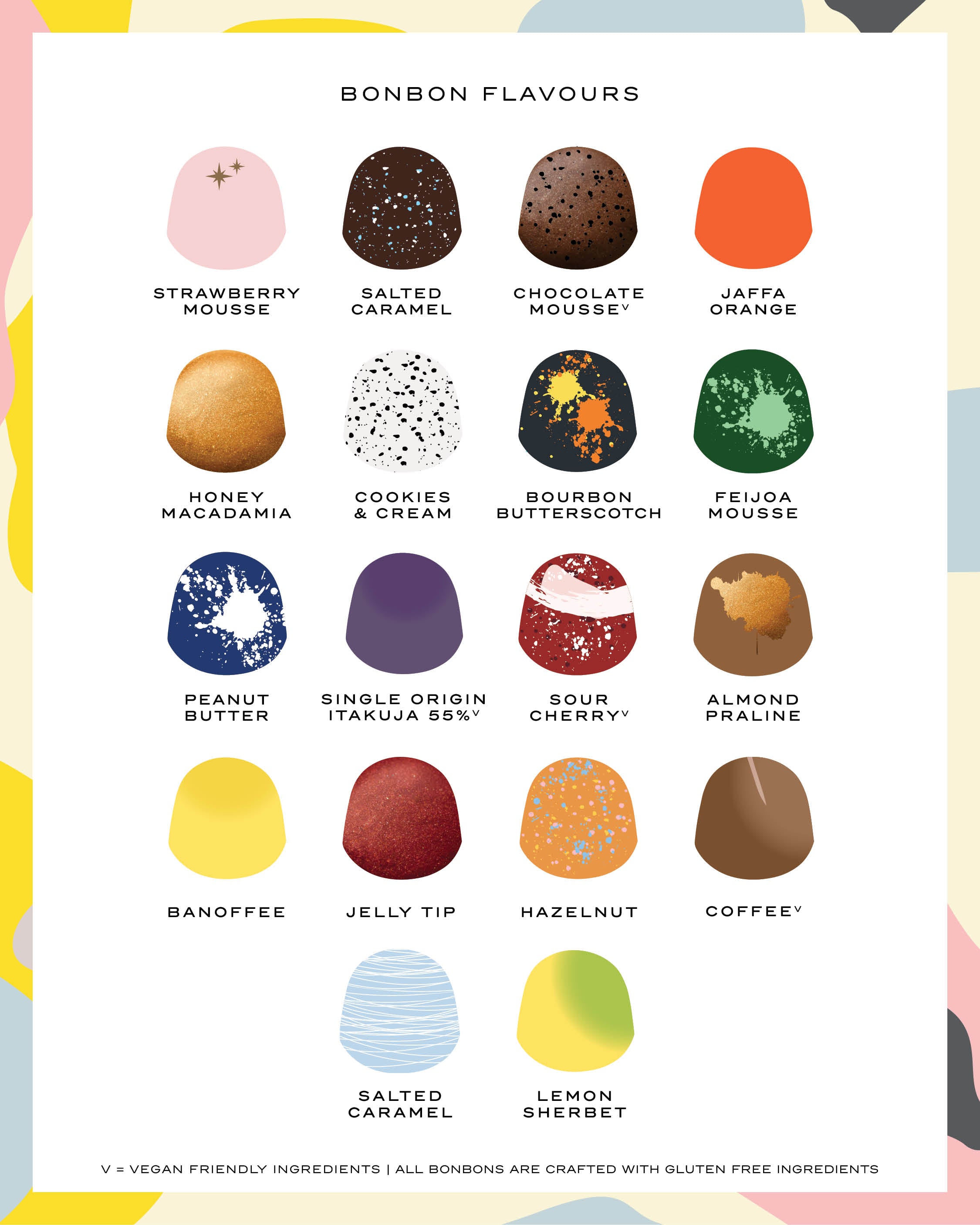 6 Piece Bonbon Selection Box | House of Chocolate – HouseofChocolate