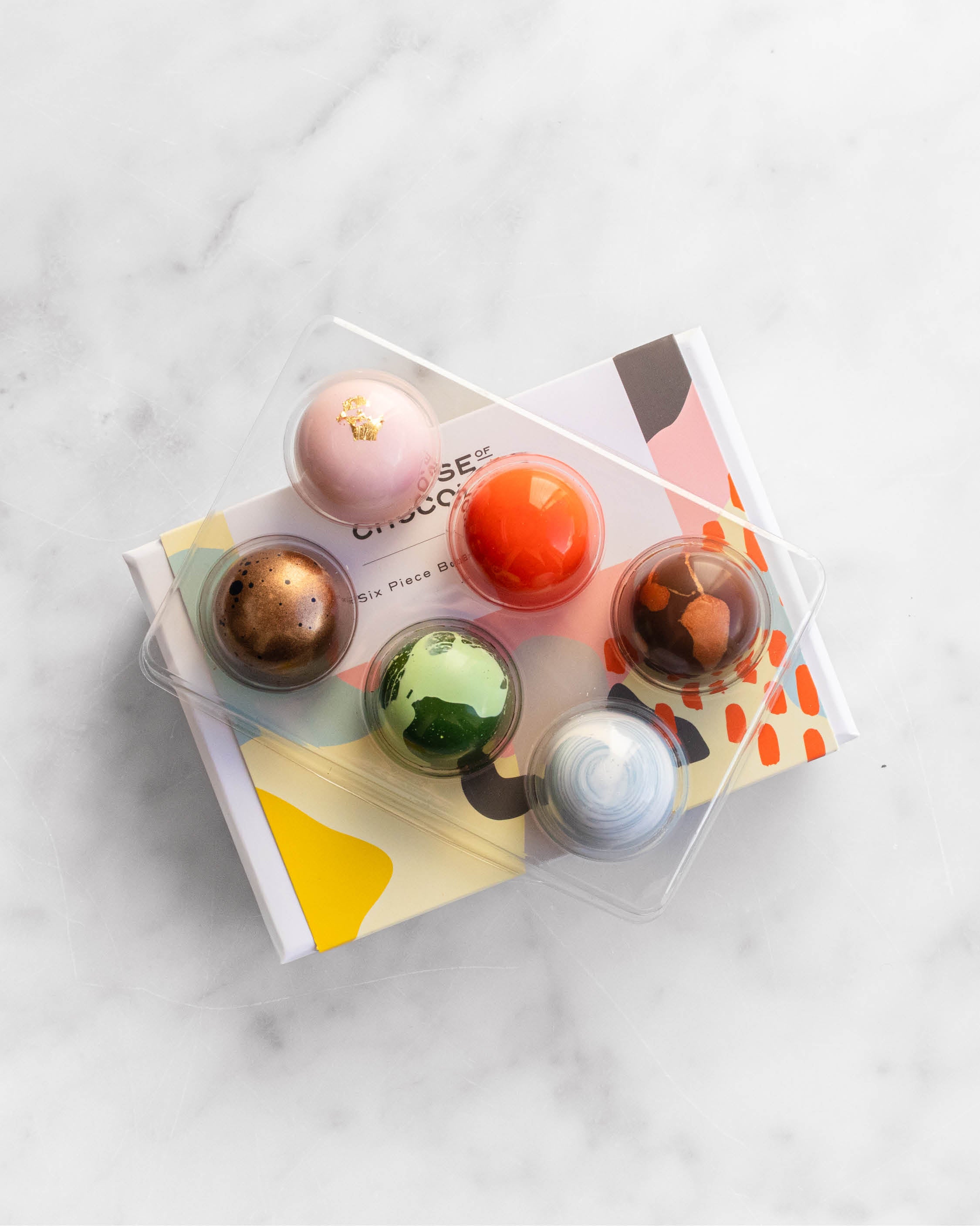 6 Piece Bonbon Selection Box | House of Chocolate – HouseofChocolate