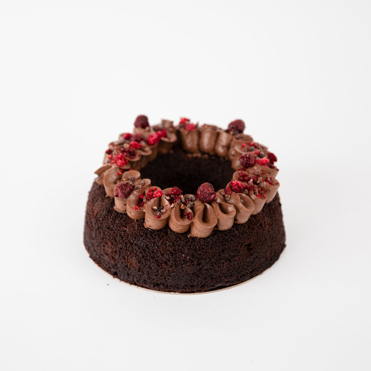 Dark Chocolate Cherry Bundt Cake | GF & Vegan