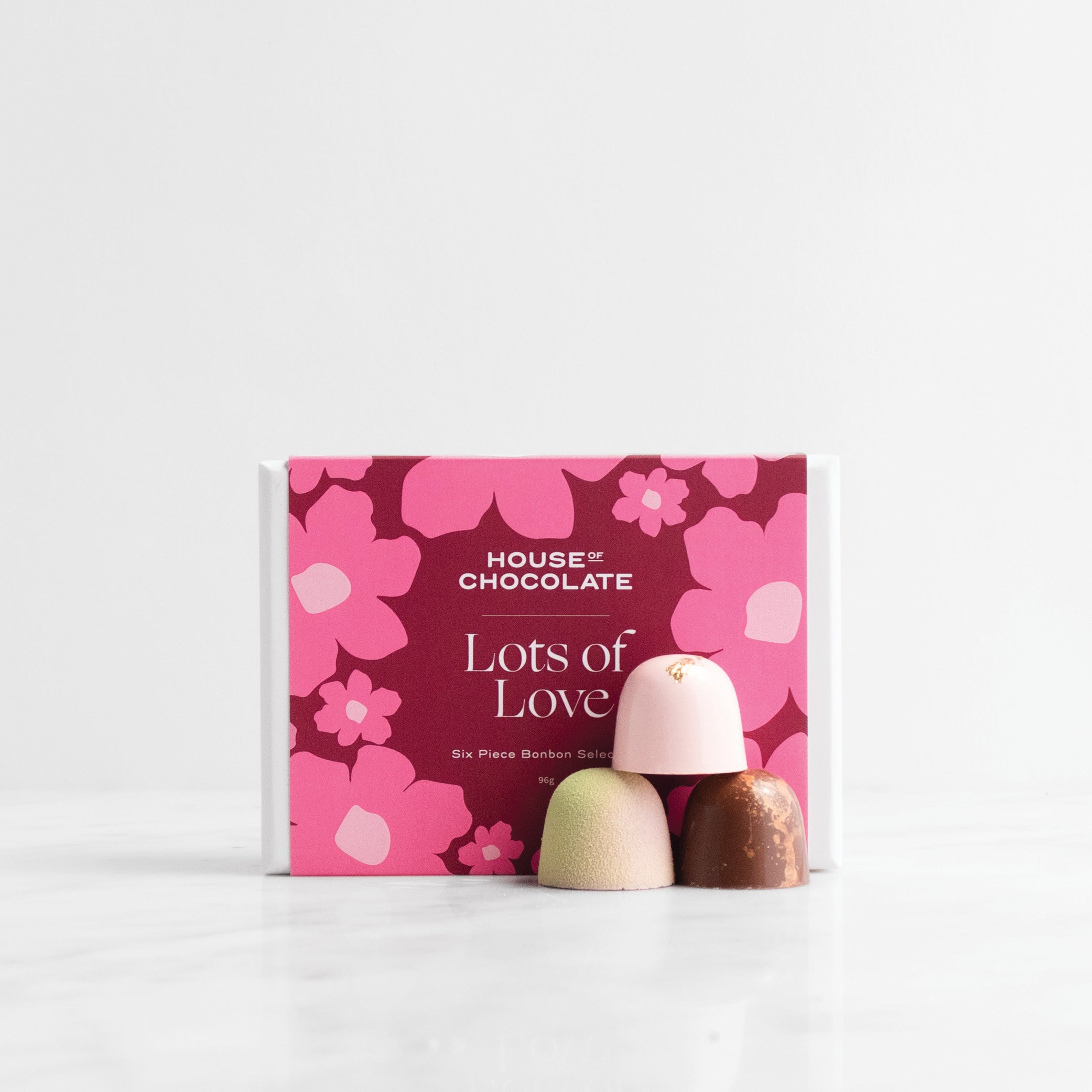 Honey Macadamia Bar + 6pc 'Lots of Love' Bonbon Box Duo