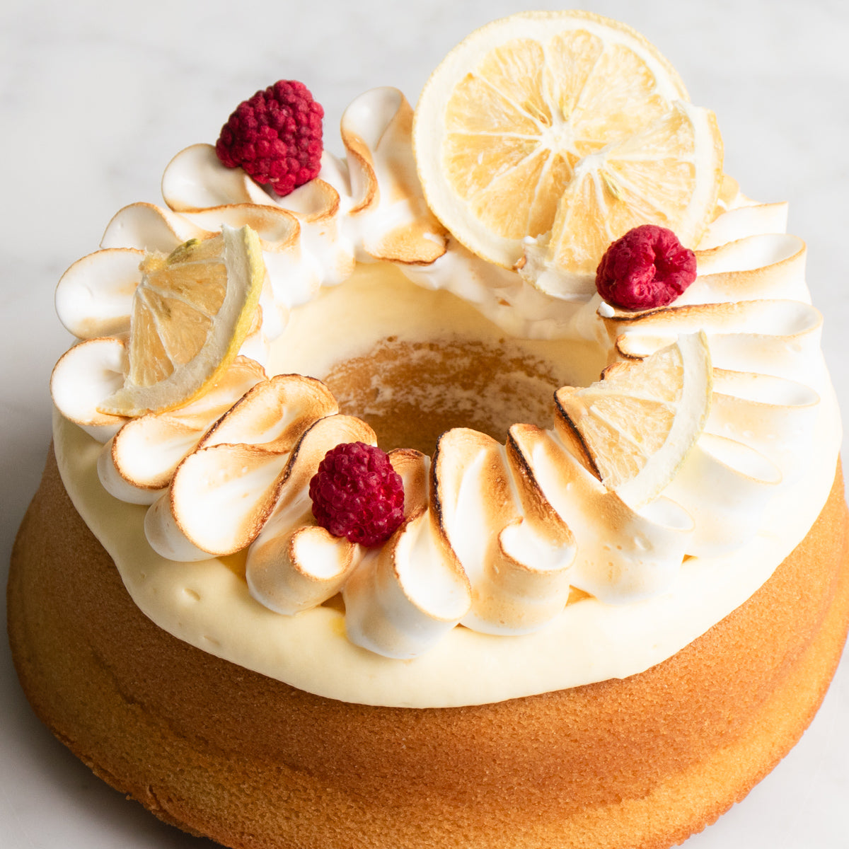 Lemon Meringue Bundt Cake