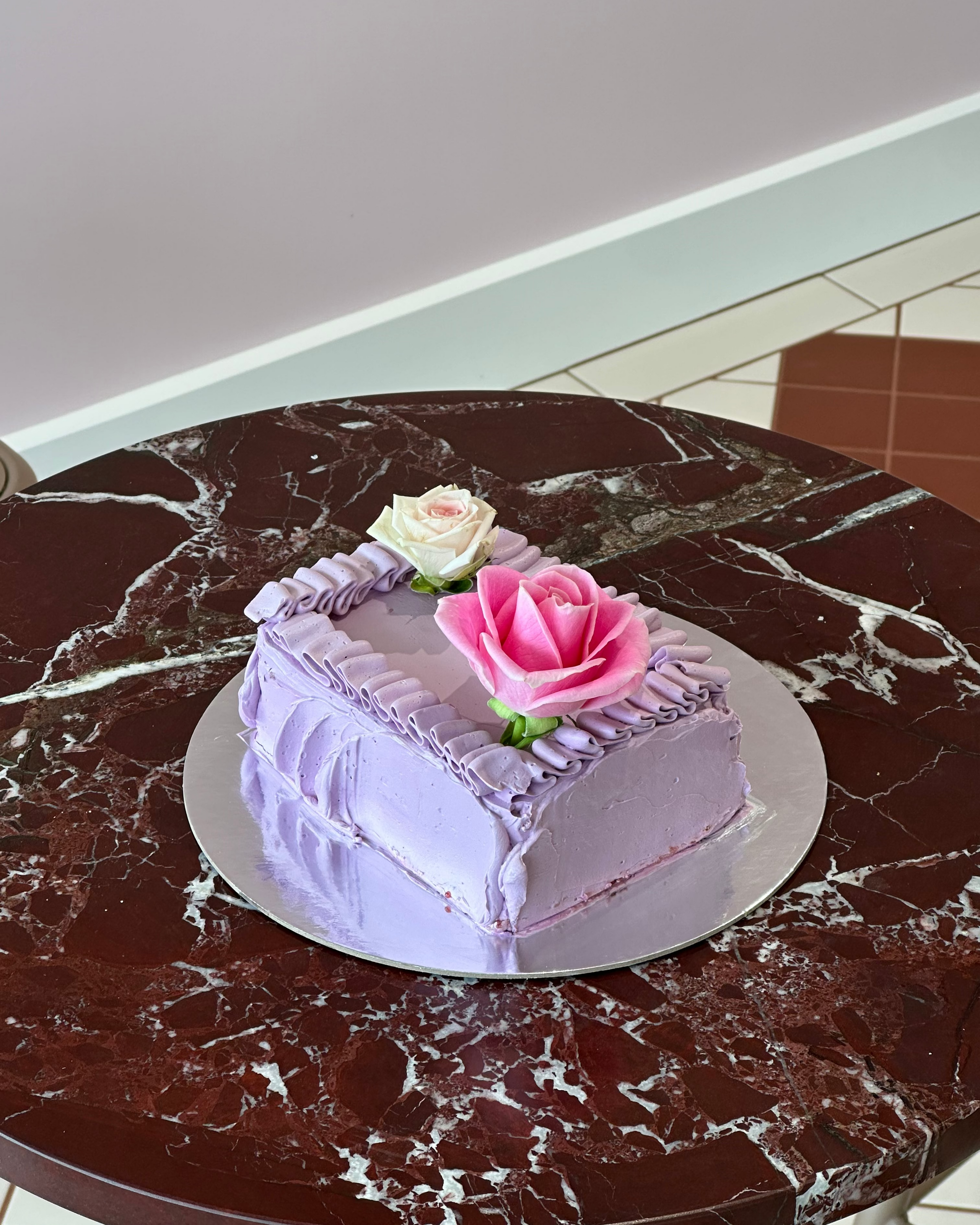 Raspberry Coconut Cake