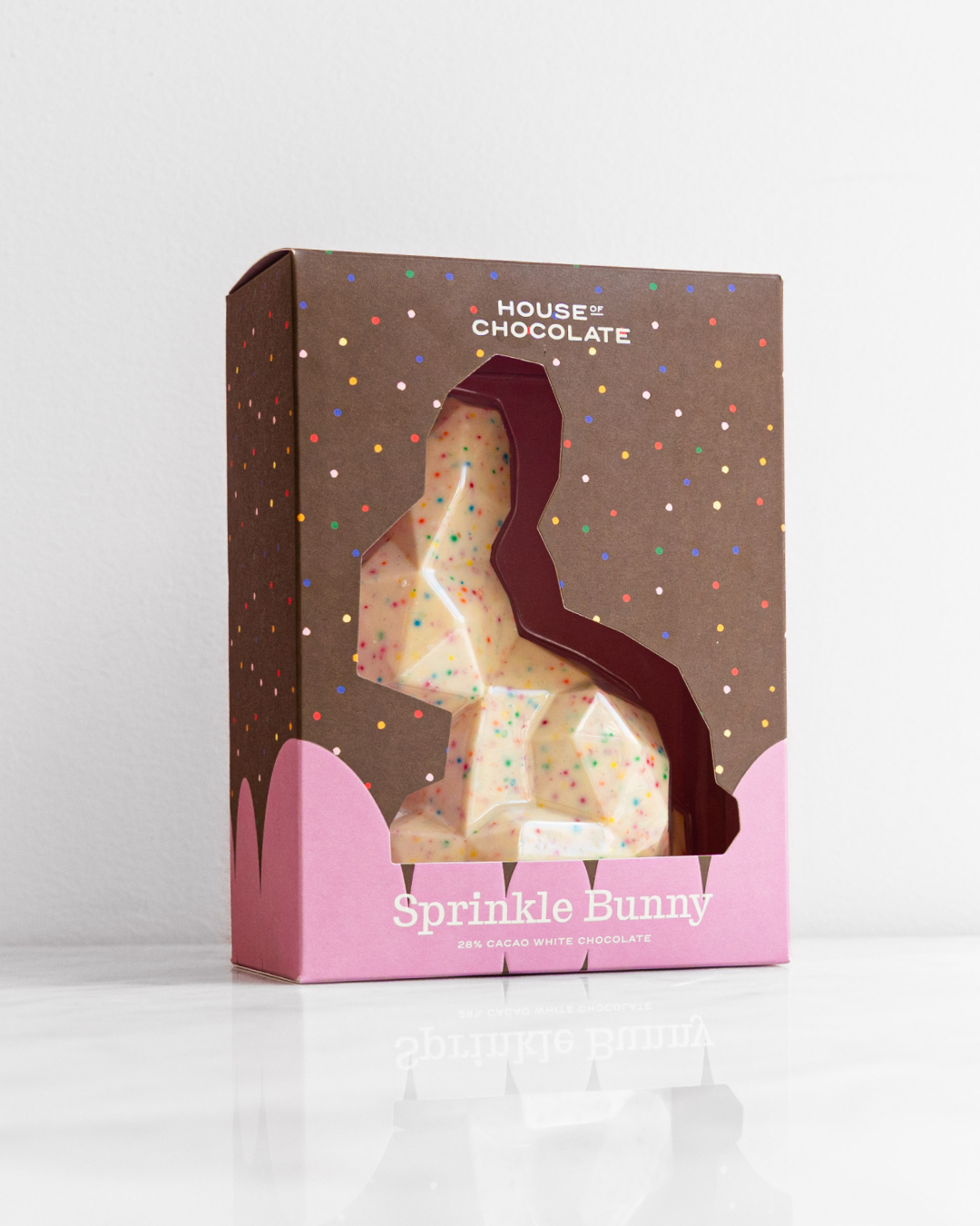 Sprinkle White Chocolate Bunny