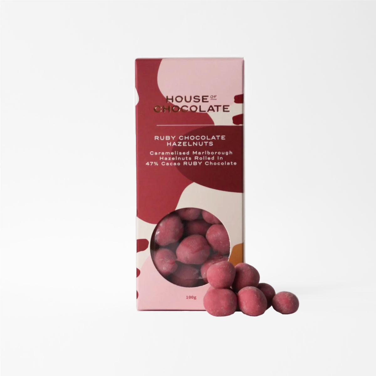 RUBY Chocolate Caramelised Hazelnut Dragées – HouseofChocolate