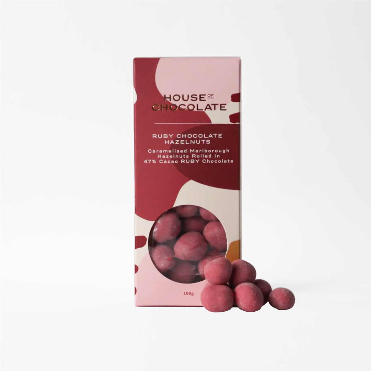 RUBY Chocolate Caramelised Hazelnut Dragées