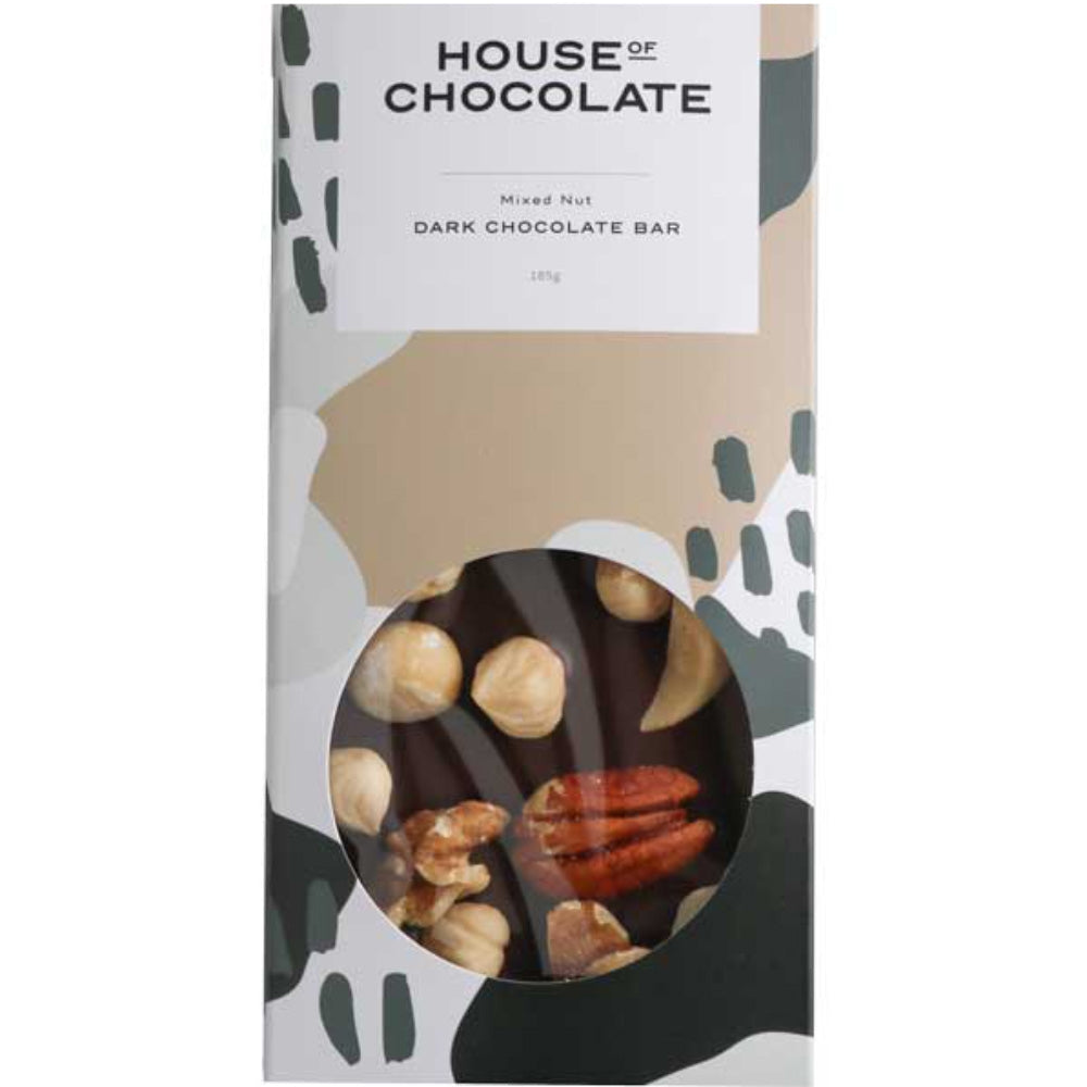 Mixed Nut Dark Chocolate Bar HouseofChocolate