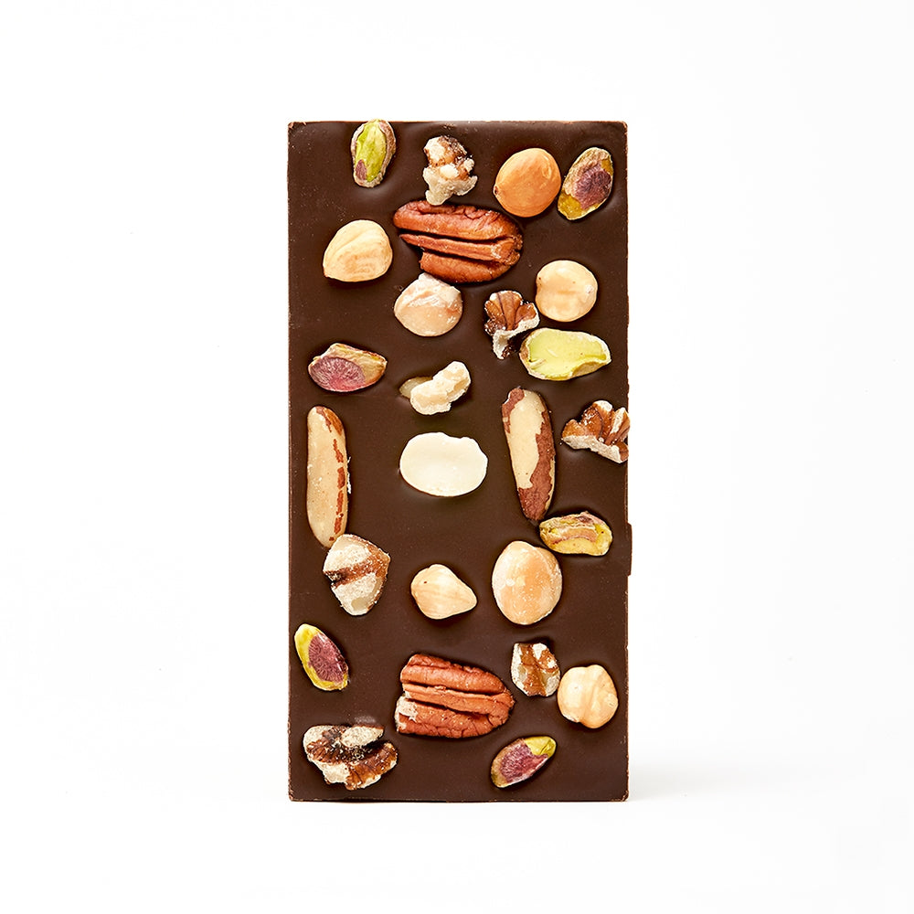 Mixed Nut Dark Chocolate Bar HouseofChocolate